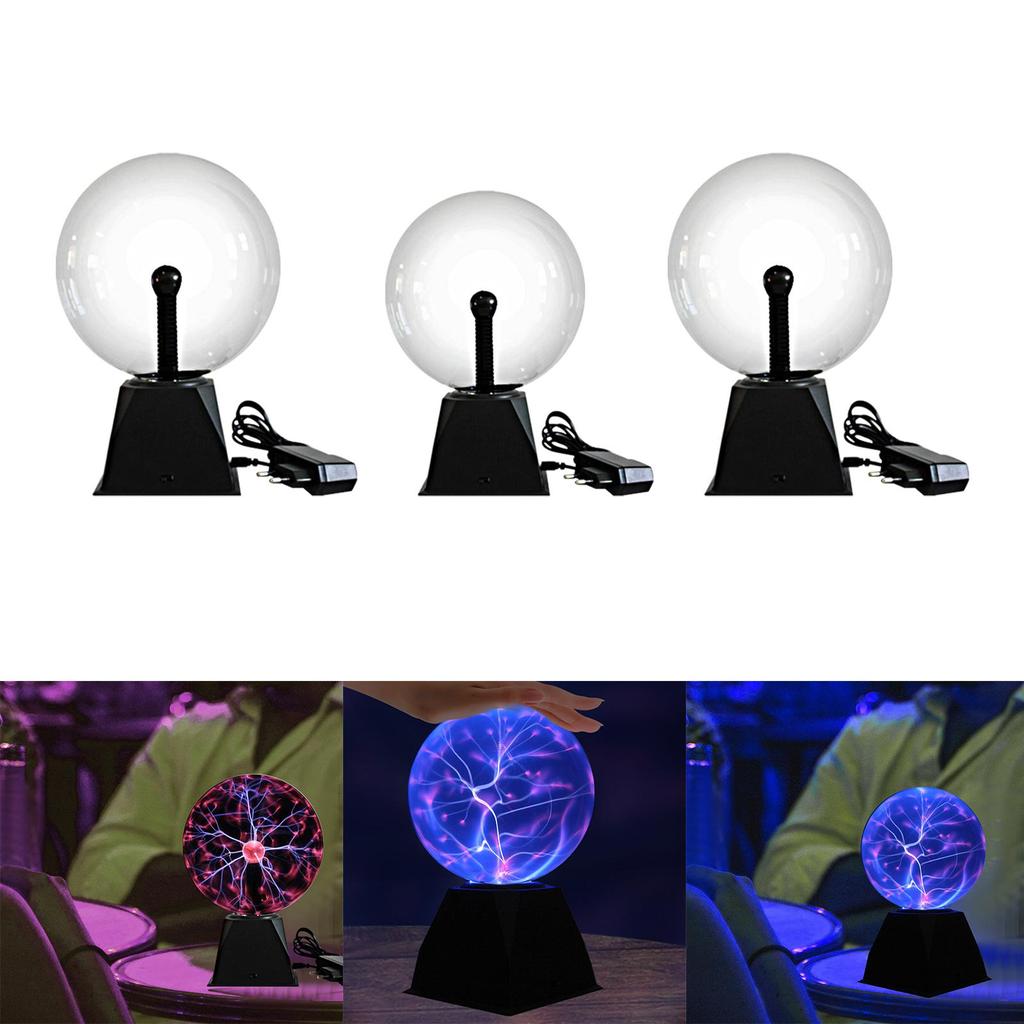 [arutoxalc] Plasma Ball Light Decoration Party Ornament Creative Touch Sound Sensitive