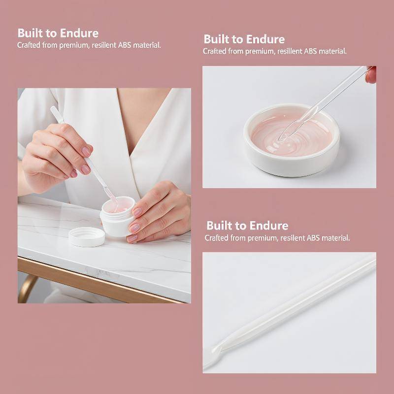Onem Ergonomic 5 ชิ้น Dual Head แต่งหน้าไม้พายสําหรับผสมง่ายเล็บและเครื่องสําอาง n