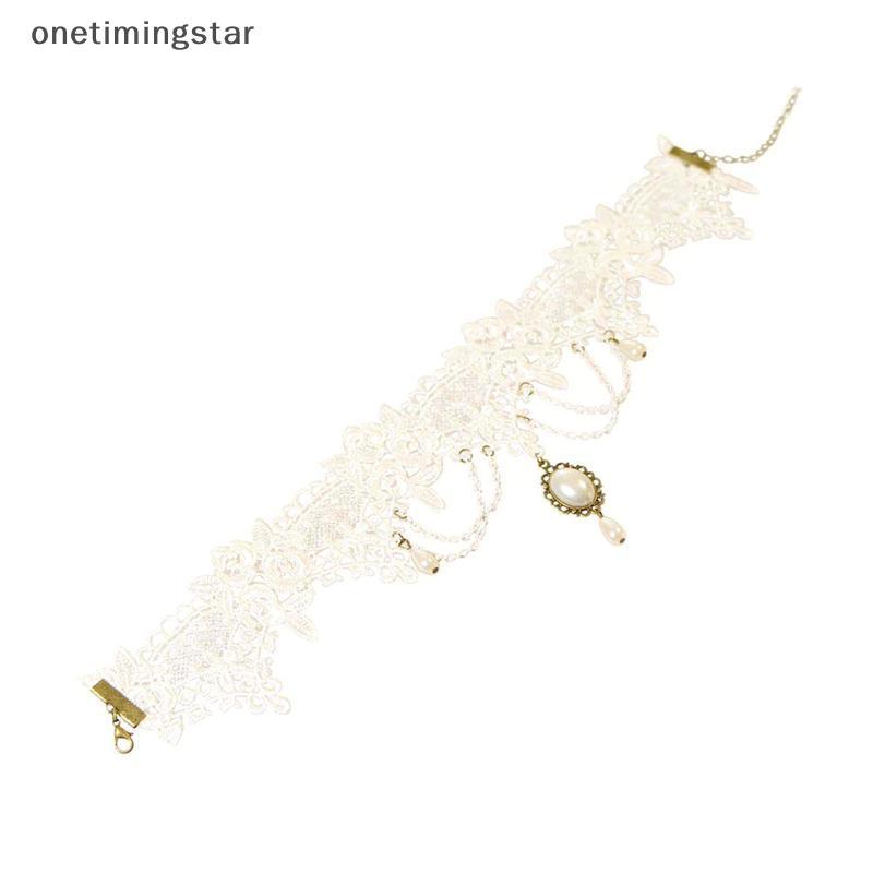 Onetimingstar สร้อยคอลูกไม้สีดําผู้หญิงสาวพู่เซ็กซี่ลูกไม้ Choker สร้อยข้อมืออเนกประสงค์เครื่องประดั