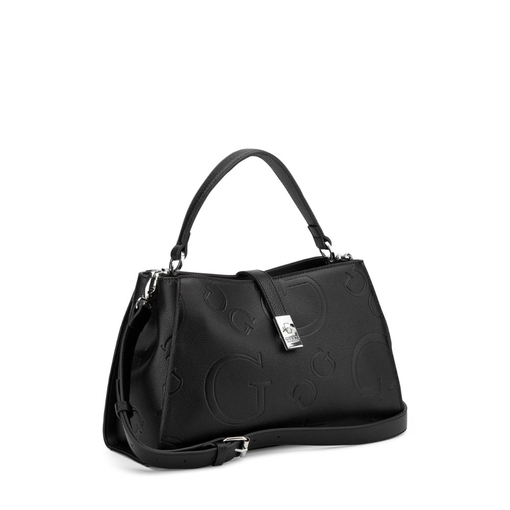 GUESS حقيبة RUDIE Satchel — أسود