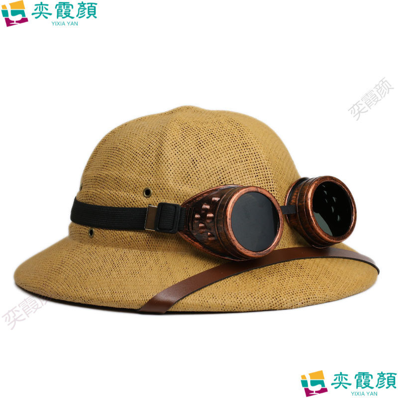 Goggles Steampunk Explorer Safety Wooden Marrow Helmet Sunshade Zhongshan Vietnam Equeen Cockery Str