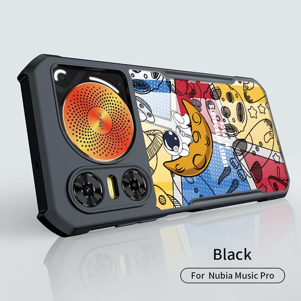 เคสโทรศัพท์สําหรับ Nubia Music Pro/Nubia Music 2 กรณีโปร่งใส Ultrathin อะคริลิค Shock Fall ฝาครอบป้อ