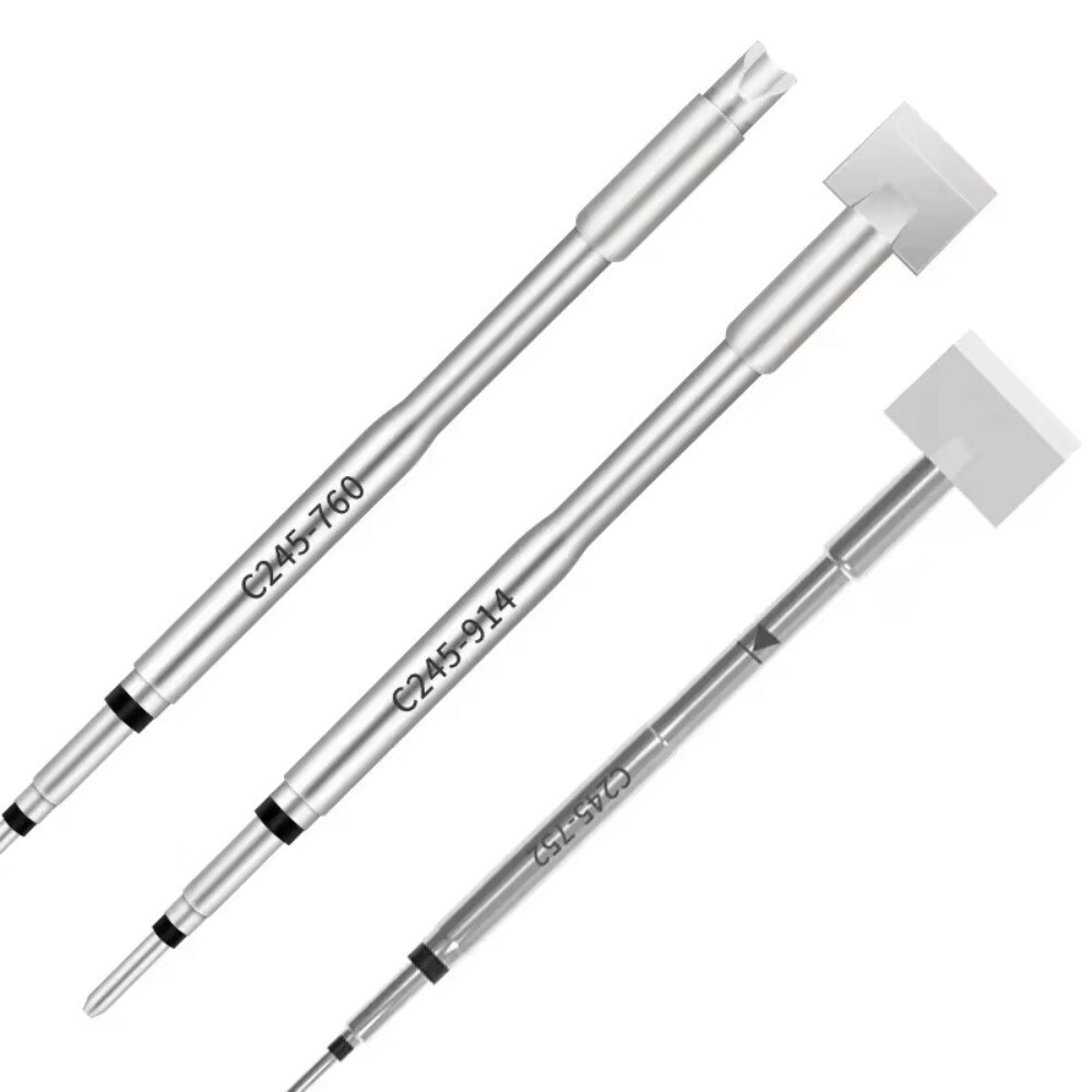 OEM C245 เปลี่ยนหัวแร้งเคล็ดลับ C245 Series C245SK หัวฉีดเชื่อมใช้งานร่วมกับ I2C T245 การประสาน Stat