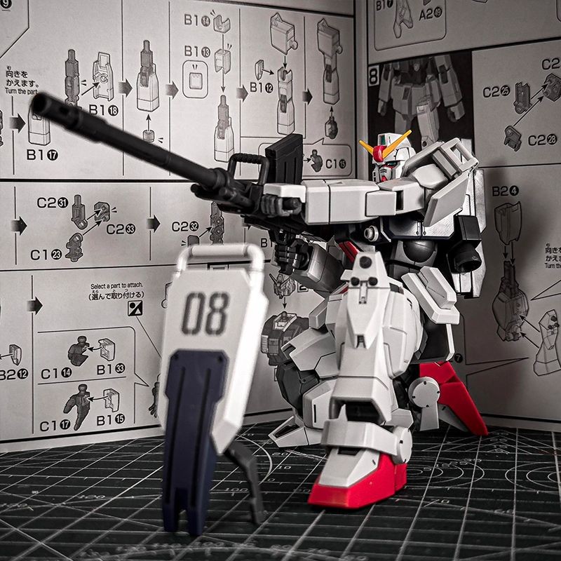 Cool KK รุ่น HGUC 210 1/144 ทารกแรกเกิด Marine Gundam พร้อมสติ๊กเกอร์น้ํา 08MS Squad Gundam Assembly
