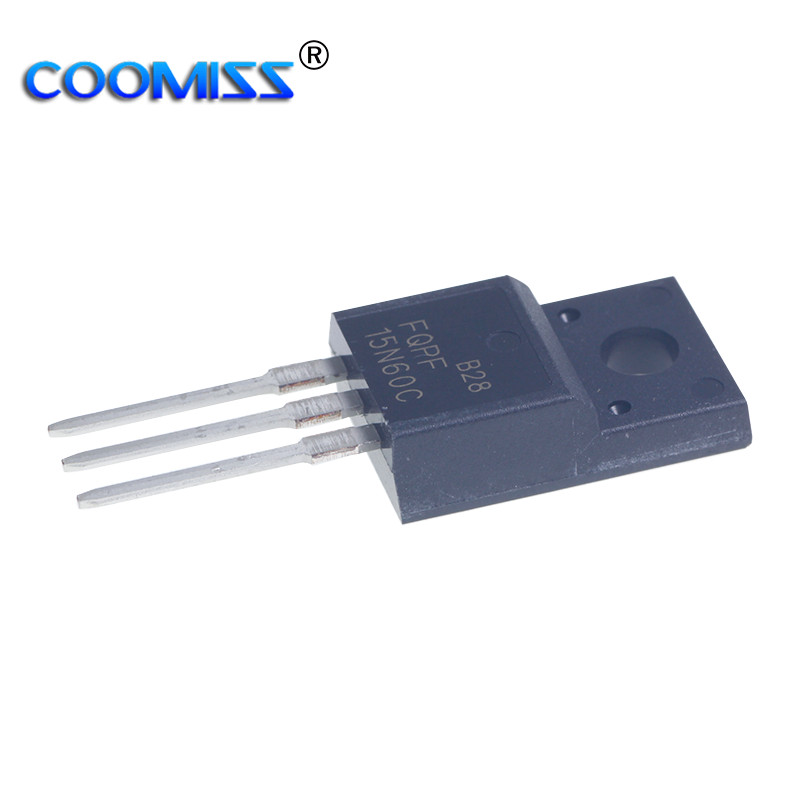 พลาสติกปิดผนึก MOS Tube 15N60 LCD Field Effect Tube FQPF15N60C สวิทช์ Triode TO-220F