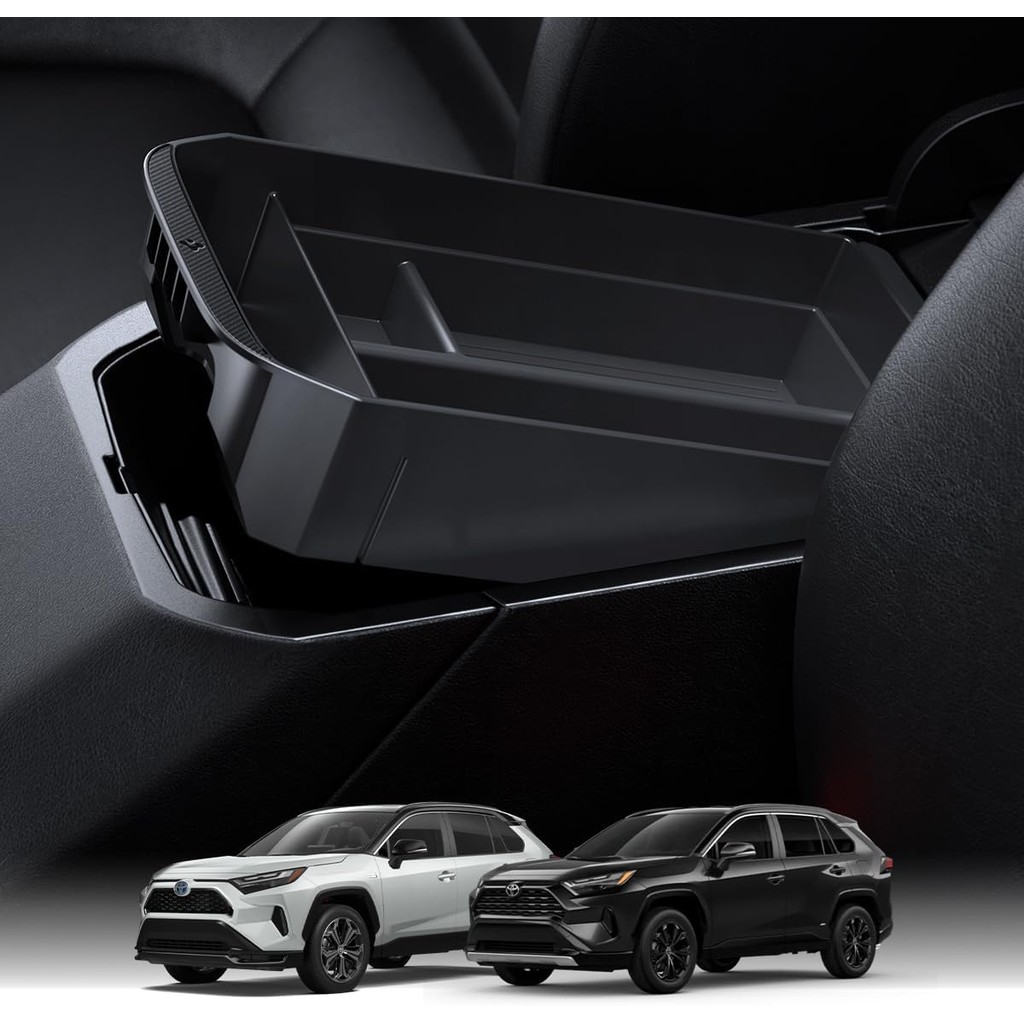 Spigen คอนโซลกลางถาด Armrest Organizer ออกแบบมาสําหรับ Toyota RAV4 2019-2025 และ RAV4 Prime 2021-202