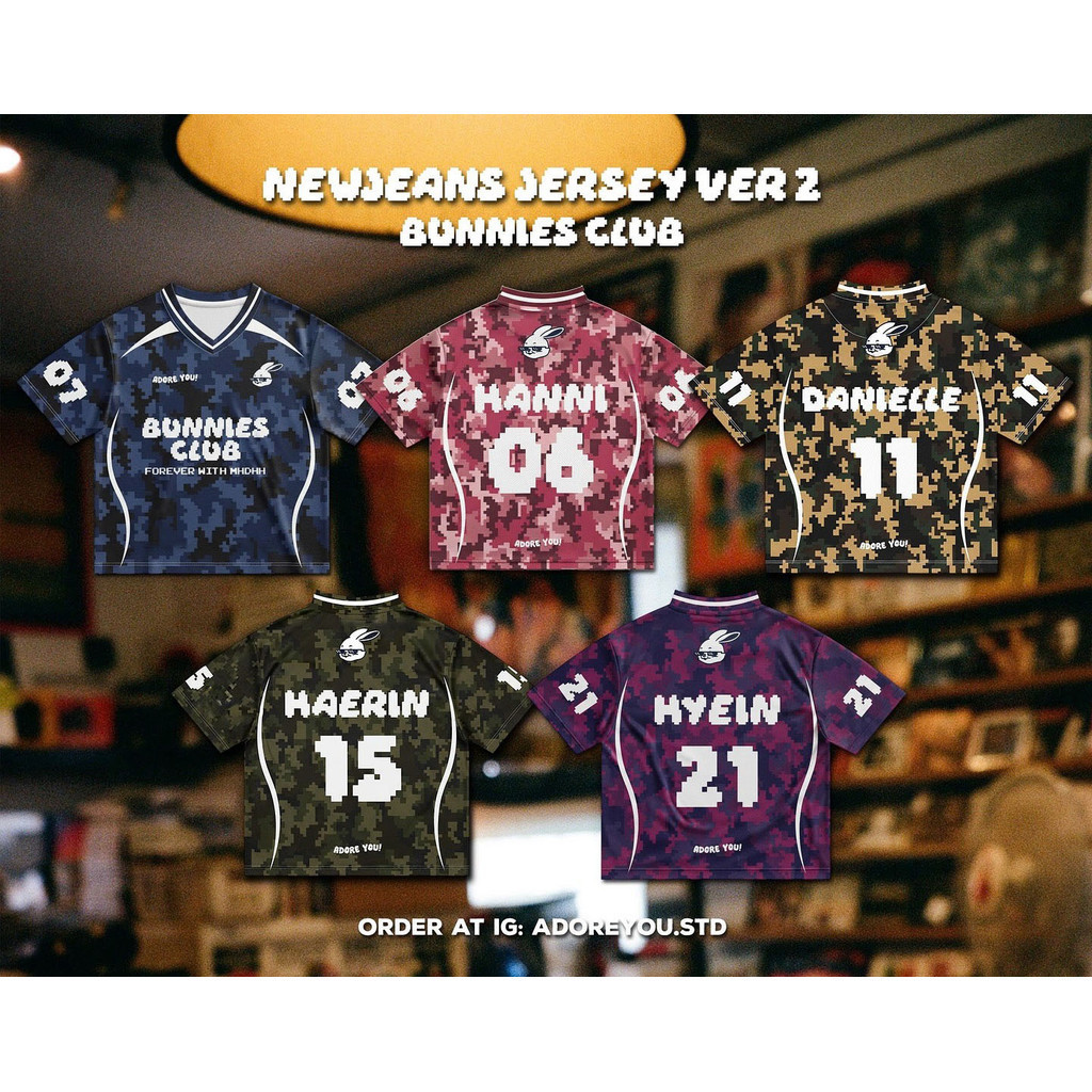 NJZ Jersey Ver.2 Jersey kpop T SHIRT