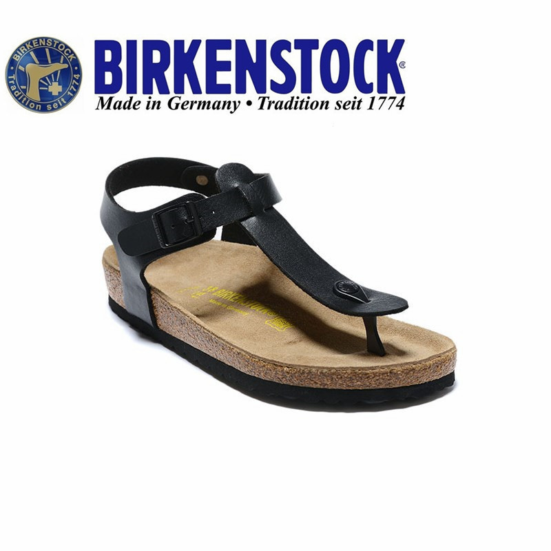 Birken/stock Cork Mens and Womens Kario 829 Black Matte Sandals 34-45