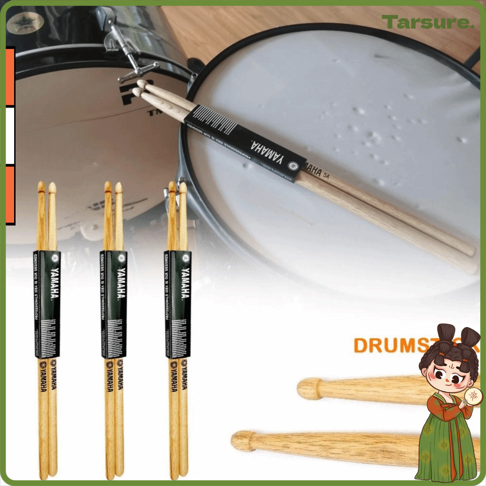 TARSURETH 2 ชิ้น Drumstick, น้ําหนักเบา 5A/7A ค้อนกลองกลอง Sticks, Oaks Drumsticks ไม้เคล็ดลับ Maple