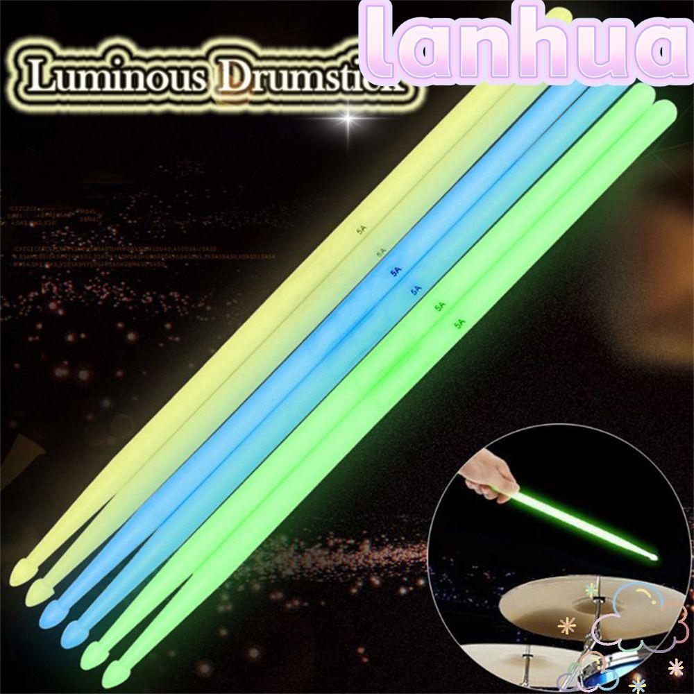 LANHUA 1 คู่ Drum Stick Drumsticks เครื่องดนตรี 5A