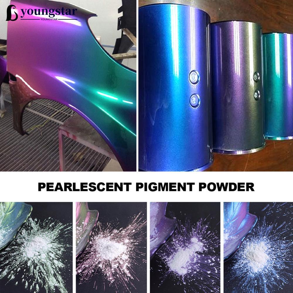 YST 10g รถ Chameleon Pigment Powder เปลี่ยนสี Pigment ตกแต่งรถ Pearlescent Pigment