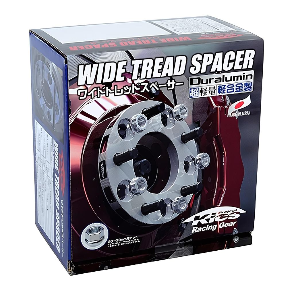 KYO-EI Kyoei Sangyo Kics WIDE TREAD SPACER ตัวเว้นระยะดอกยางกว้าง M12 x P125 4H PCD100 หนา 11mm 2 ชิ