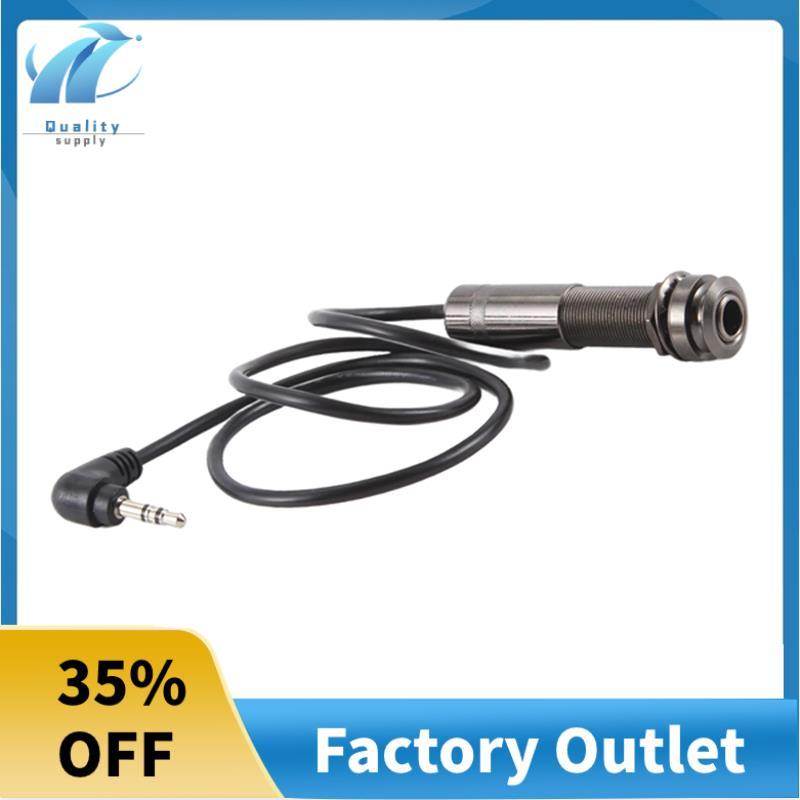 Guitar Pickup Cable Piezo Cable End Pin Jack Guitar Adapter Stereo Instrument Cable
