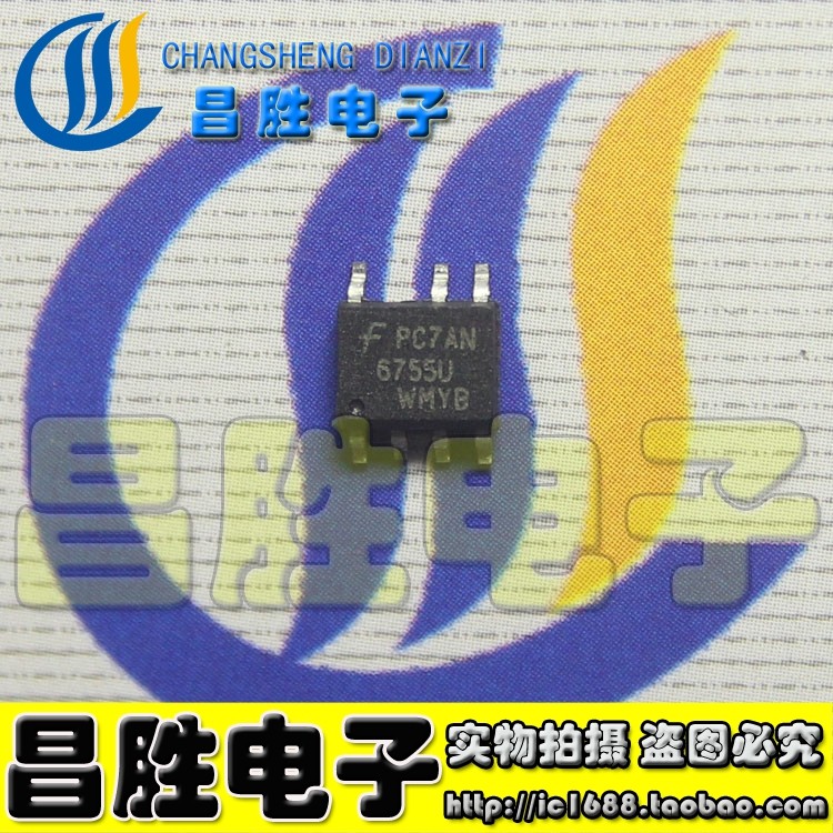 [Changsheng Electronics] ใหม่ล่าสุด FAN6755U 6755U ชิป LCD SOP-7