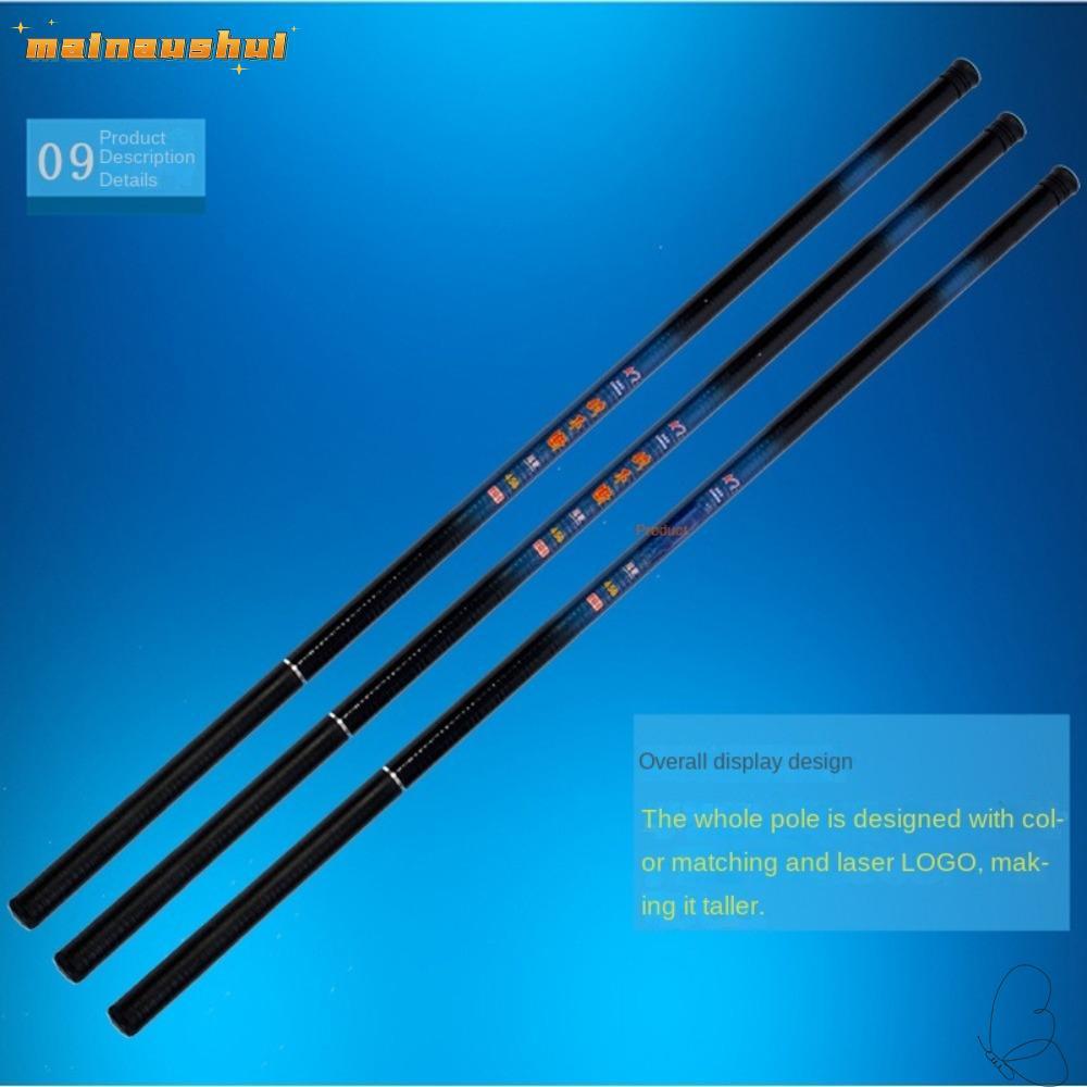 MAINAUSHUI เบ็ดตกปลาชุด,แก้ว Fibre Telescopic Fishing Rod ชุด,เด็ก Casting Rod Carbon Fibre 2.1 M-7.