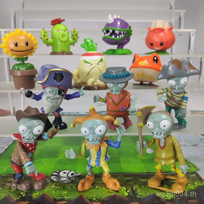 ของเล่นผีน้อย ดอกไม้ปากใหญ่ Dragon Plants vs. Zombies Clown เห็ดเสื้อคลุมของแท้ Rock Clockwork Spore