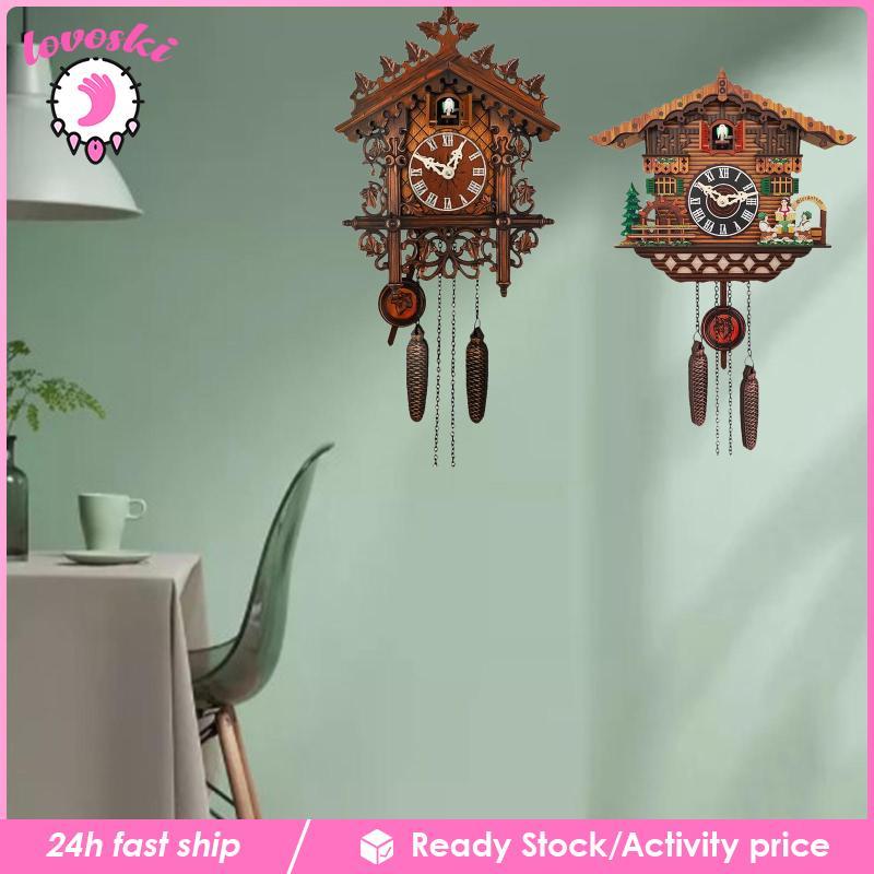 [Lovoski] Cuckoo Clock นาฬิกาแขวนห้องนั่งเล่นห้องครัว Cuckoo House Country