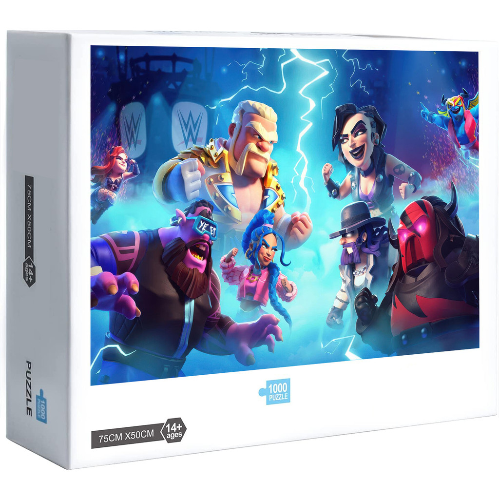 WWE - Clash of Clans จิ๊กซอว์ปริศนาการศึกษาความเครียดบรรเทาของเล่นของขวัญตกแต่ง