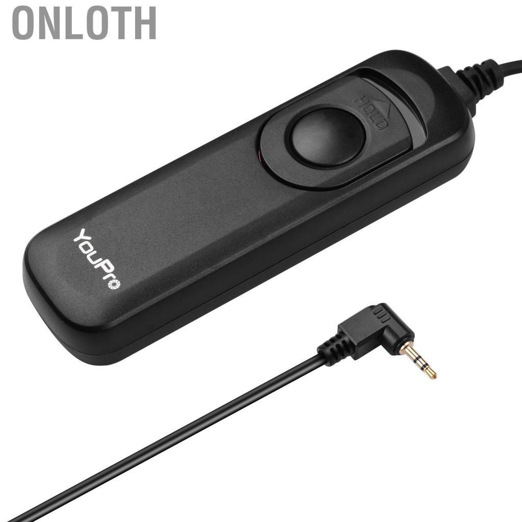 Onloth Onloth XIXIAN E3 ประเภทชัตเตอร์เคเบิ้ลตั้งเวลารีโมทคอนโทรล 1.2 เมตร/3.9ft เปลี่ยนสำหรับ G10/ 