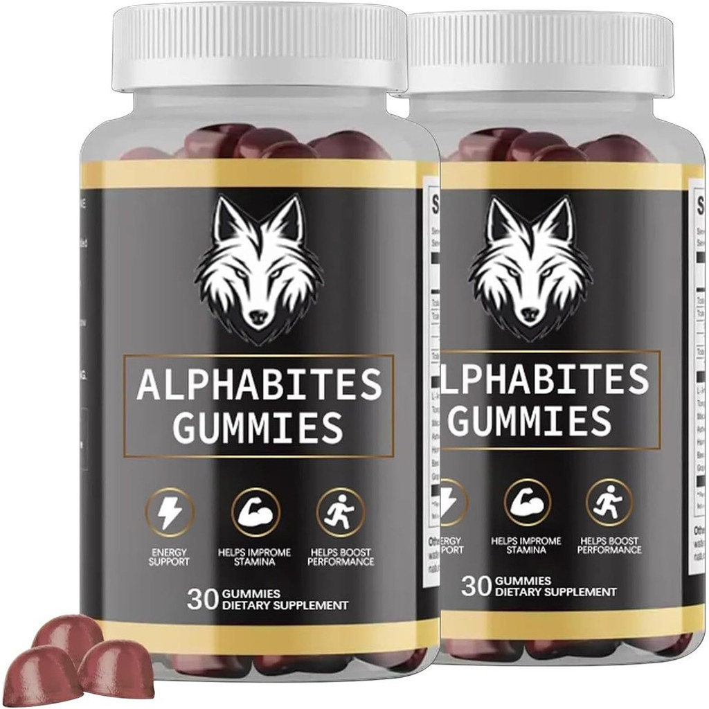 AlphaBites 7-in-1 Nitric Oxide Booster 30 วสซีร. คอเต่า-IroWandMas VitaI Balance Gumnnies, GlutenFre