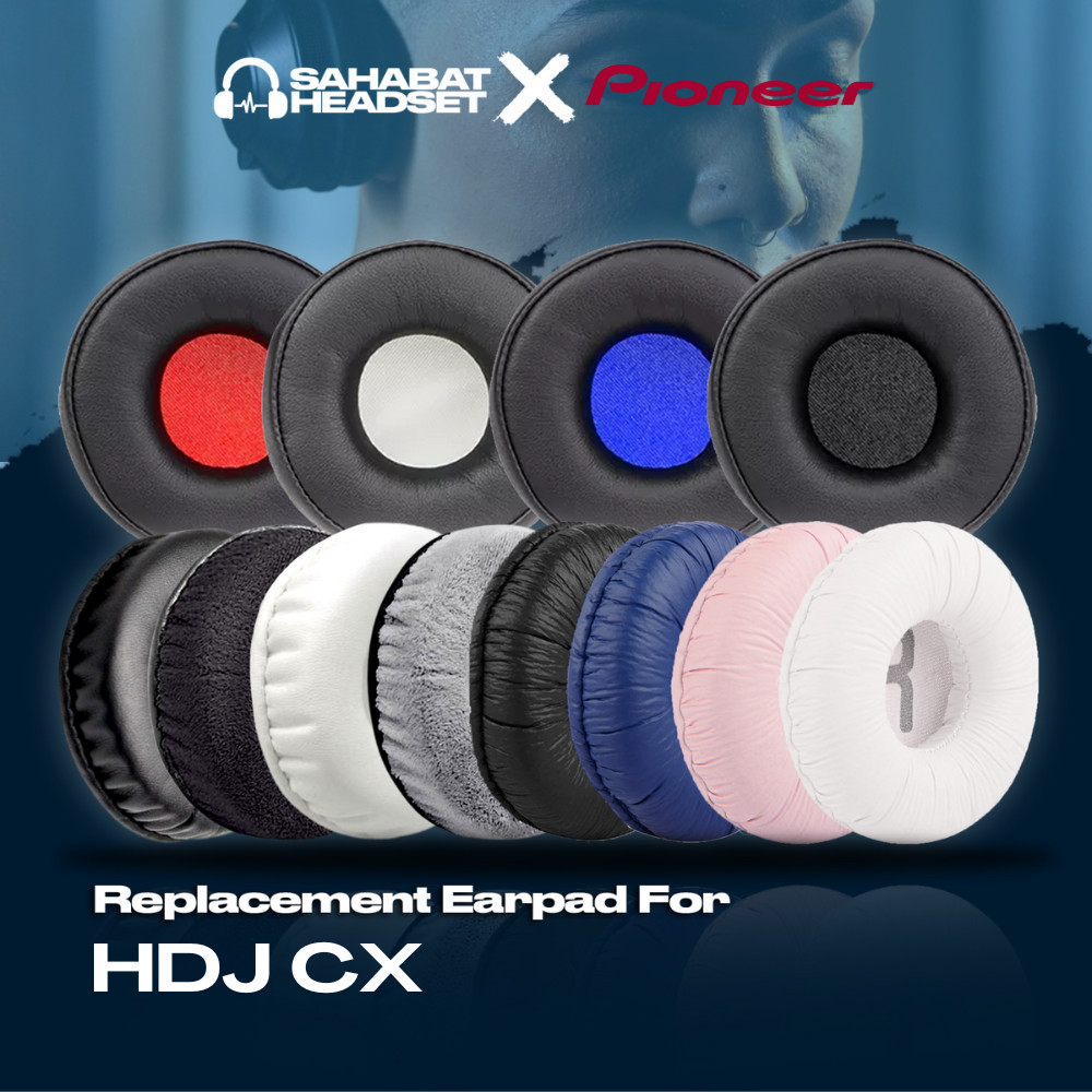 แผ่นโฟมแผ่นรองหูฟัง Pioneer HDJ CX Earcup Pad Earpad โฟม