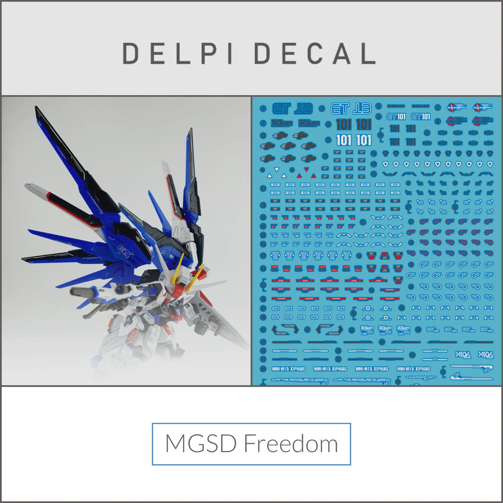 Delpi Decal (ดีคอลน้ำ) MGSD Freedom