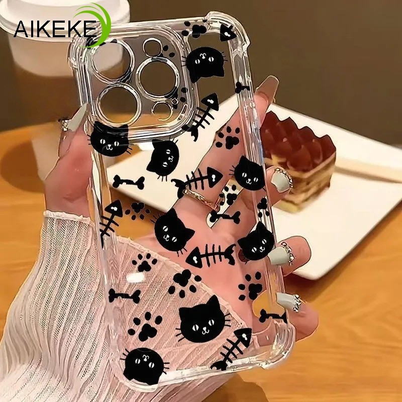 ตลกกระดูกปลาสี่มุมเคสโทรศัพท์สําหรับVivo V21E V20 SE V19 Neo V17 Pro V9 V5 Plus Y3 Y3S T4 Lite Ultra