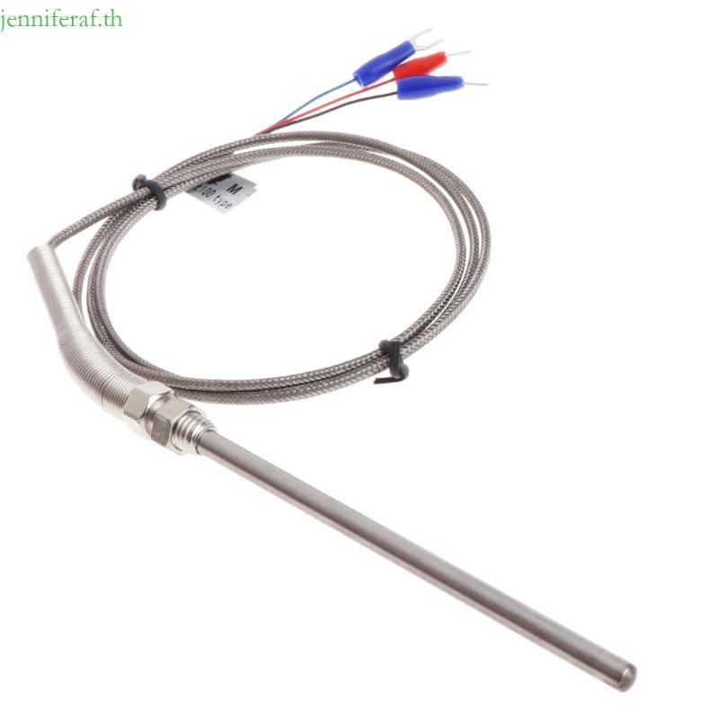 Jennifif Professional 5mmx100mm Pt100 Thermocouple M8 สกรูความยาว 1 เมตร-probe