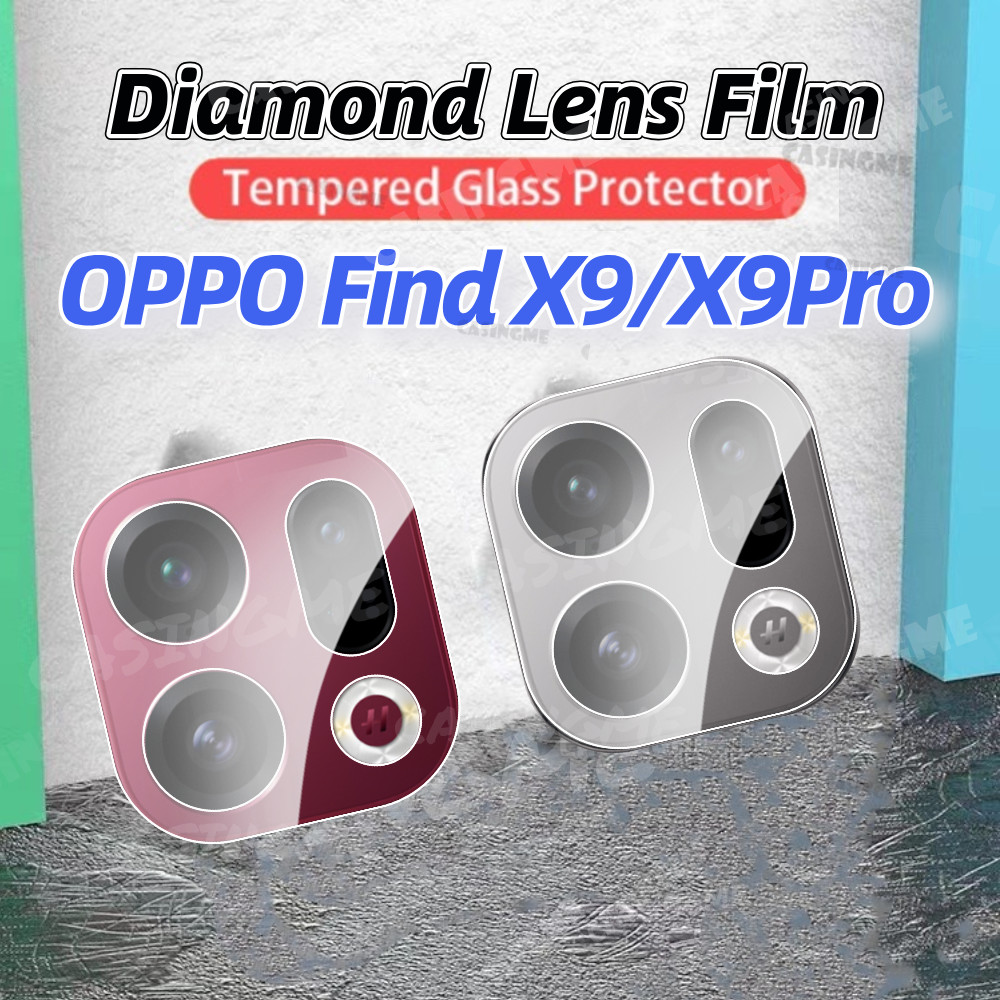 OPPO Find X9 X9Pro 2025 3D ตัวป้องกันเลนส์กล้องสําหรับ OPPO Find X9 X9Pro 2025 กระจกนิรภัยโปร่งใสใสกลับกล้องป้องกัน