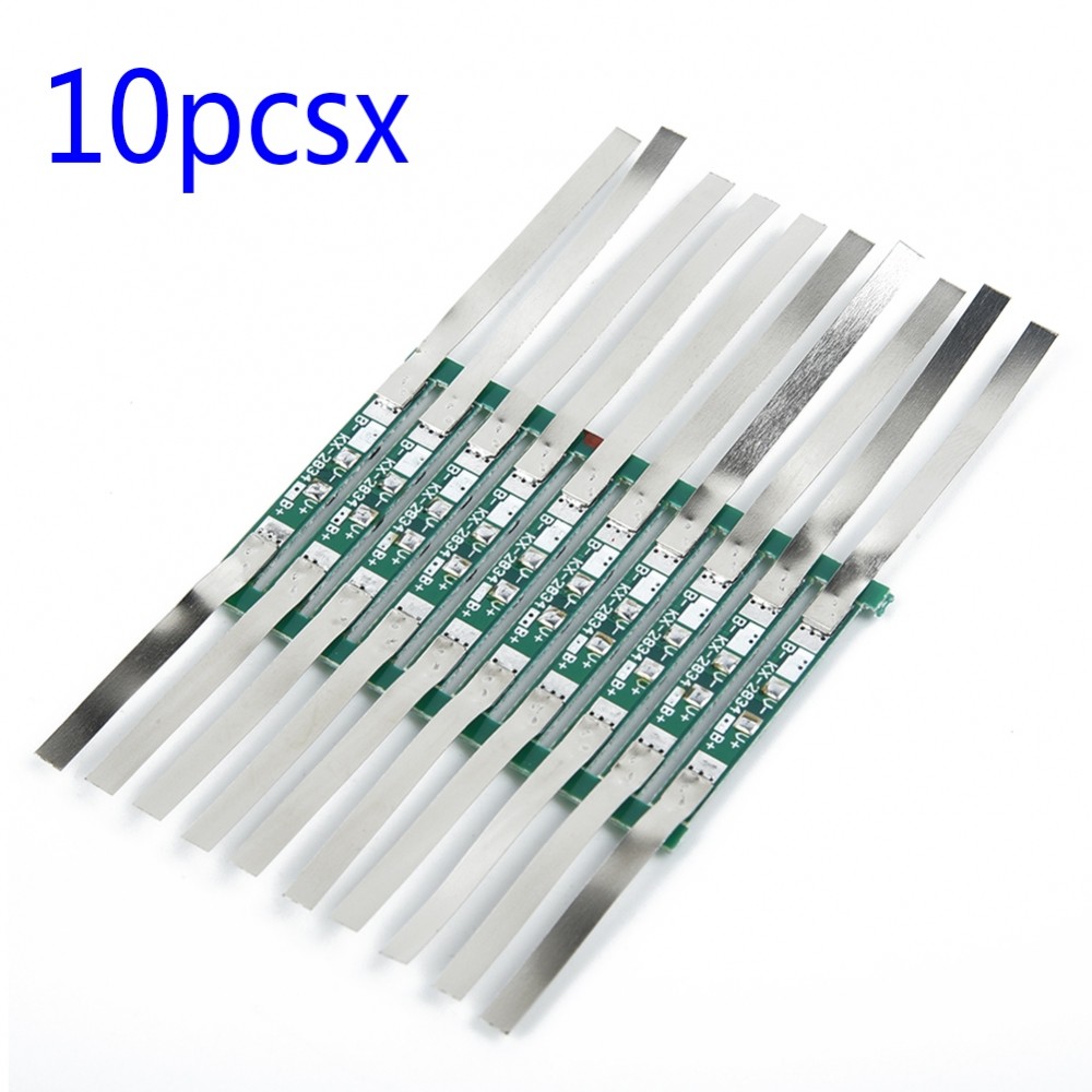 10X 3.7V 3A Li-Ion/แบตเตอรี่ลิเธียม Charger Over Charge Protection PCB Board Kit