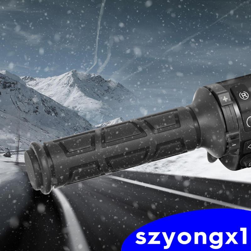 [Szyongx1] ด้ามจับแฮนด์อุ่นอุ่นร้อนไฟฟ้า, 7/8" ปลอกแฮนด์สําหรับรถจักรยานยนต์อุ่นสําหรับ Accs
