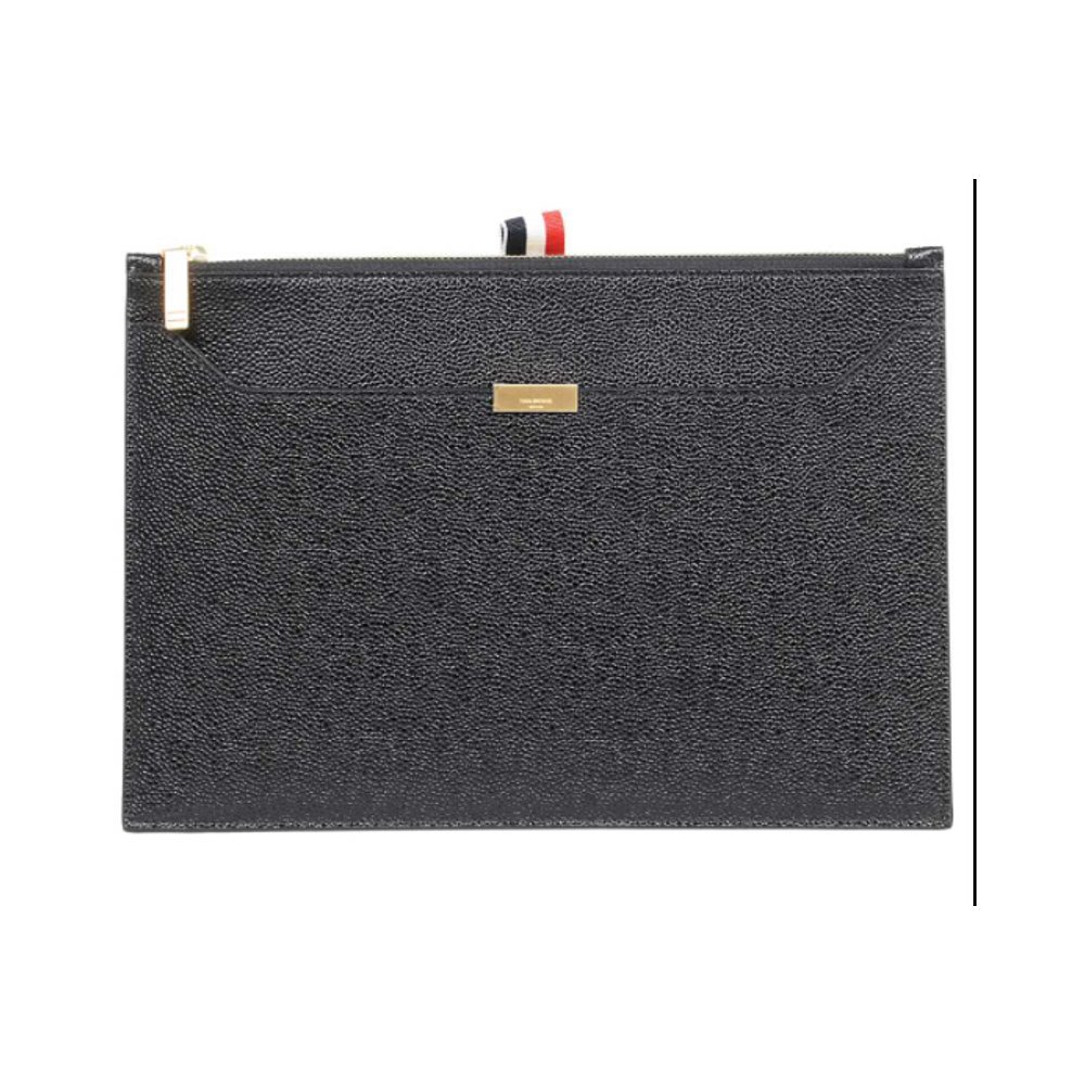 Hong Kong Straight Hair Tom Browne Tom Browne กระเป๋าเอกสารผู้ชาย Black Generous Chic Mature Spirit