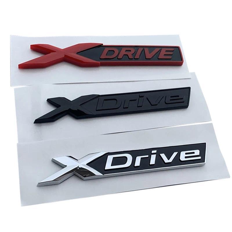 3D รถด้านหลังป้าย Xdrive สติกเกอร์ป้าย Xdrive โลโก้สําหรับ BMW Xdrive Emblem 320d 320i 530d 525d E60