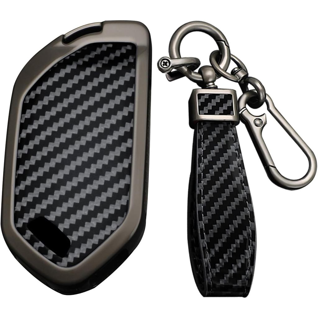 KUNIO 5/6/7/8/9 ปุ่มคาร์บอนไฟเบอร์โลหะกุญแจรถ Fit สําหรับ Kia K4 K5 GT-Line 2025 Telluride 2023 Sorr