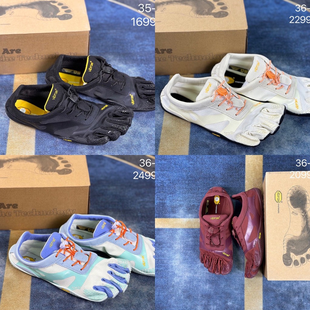 VIBRAM NIN- LO Five Fingers Nin-Lo สลิปทับเท้า สําหรับผู้หญิง กันลื่นเบาพิเศษ ฟิตเนสกลางแจ้ง สเก็ตบอร์ด ท่อง กีฬา รองเท้าอเนกประสงค์ เทรนนิ่งโยคะ OWLO
