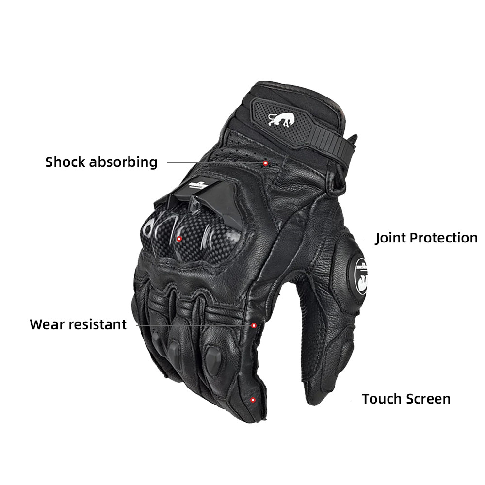 ถุงมือหนังแท้คุณภาพสูงผู้ชาย Luva ขี่ Moto ถุงมือรถจักรยานยนต์ Guantes ป้องกัน Racing MOTO อุปกรณ์ป้องกัน ราคา ถูกที่สุด ดีลบีเคเค แกลเลอรีภาพที่ 7