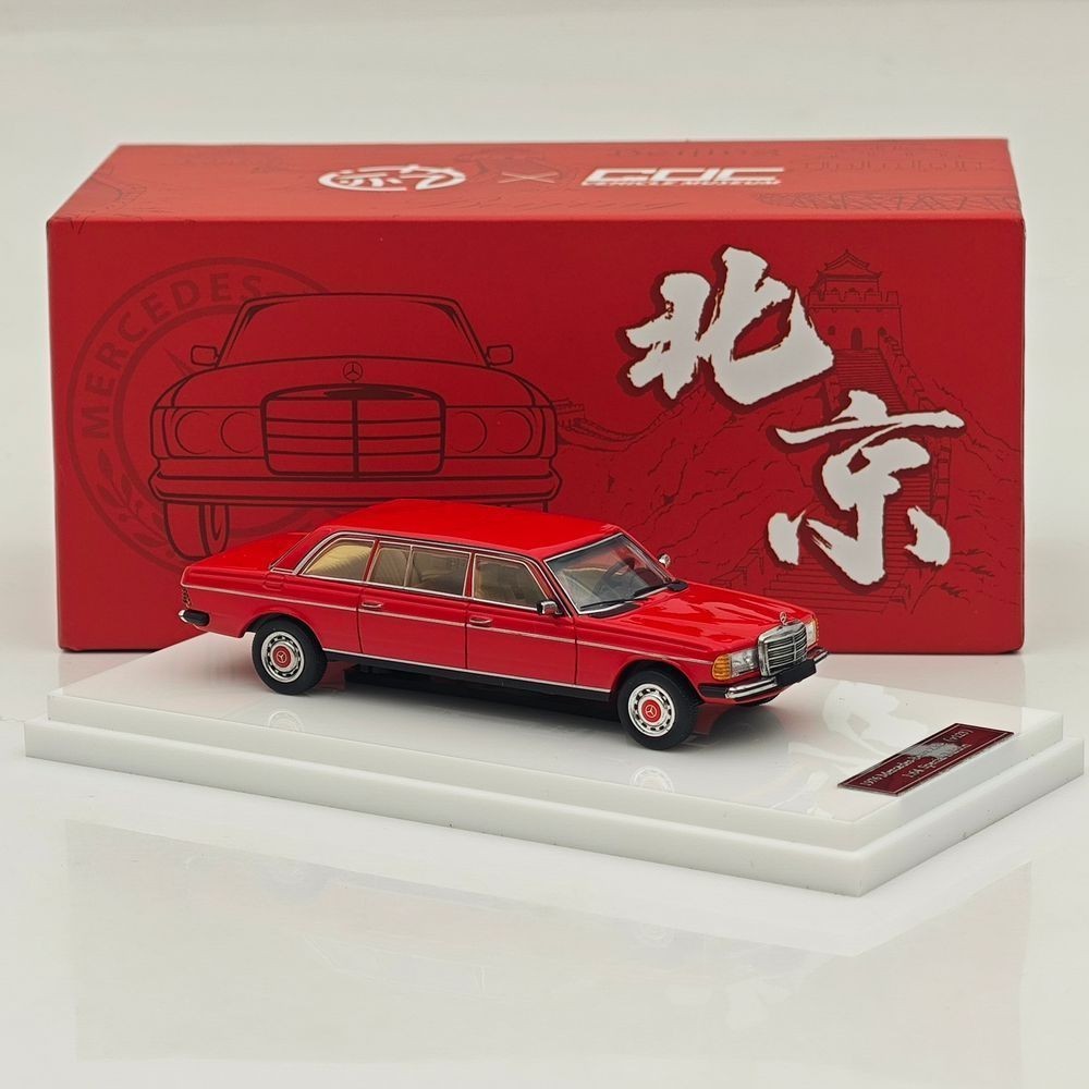 JIYI & GOC 1: 64 1976 Benz 230E V123 Beijing Limited HEC จําลองรุ่น