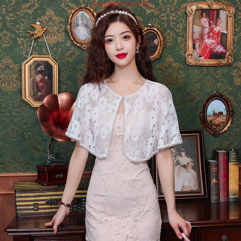 New Chinese Cheongsam Shawl Lace Sun Protection Jacket