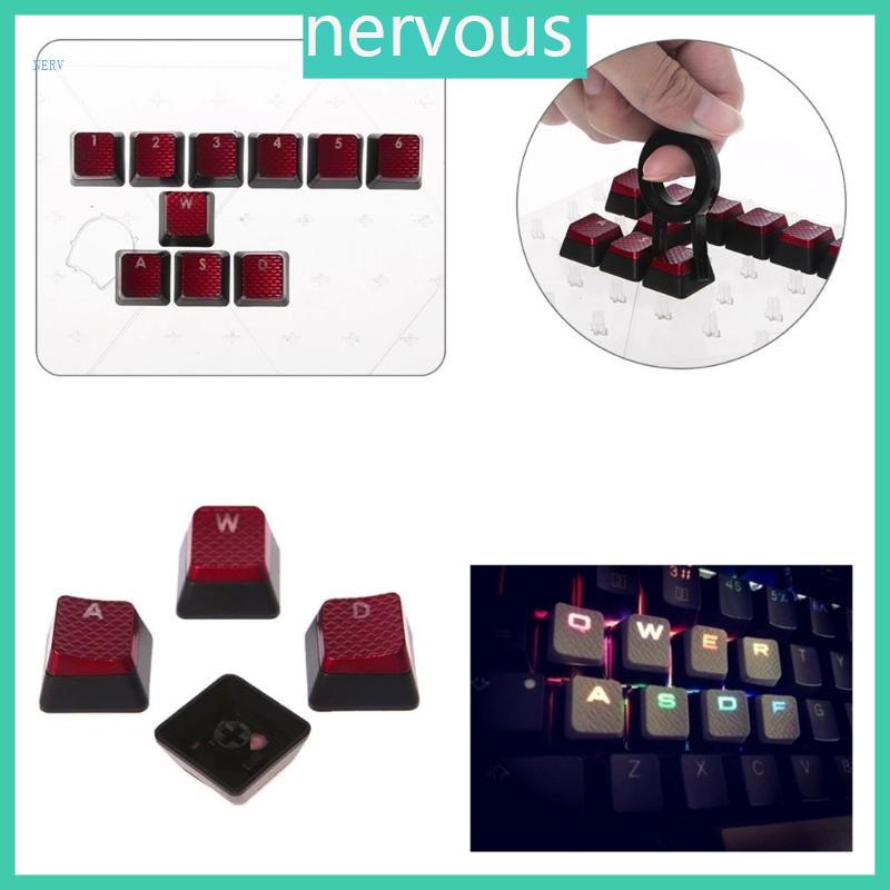 NERV Anti Slip Keycaps สําหรับ Corsair K70 K95 K90 K65 K63 คีย์บอร์ดแบบกลไก