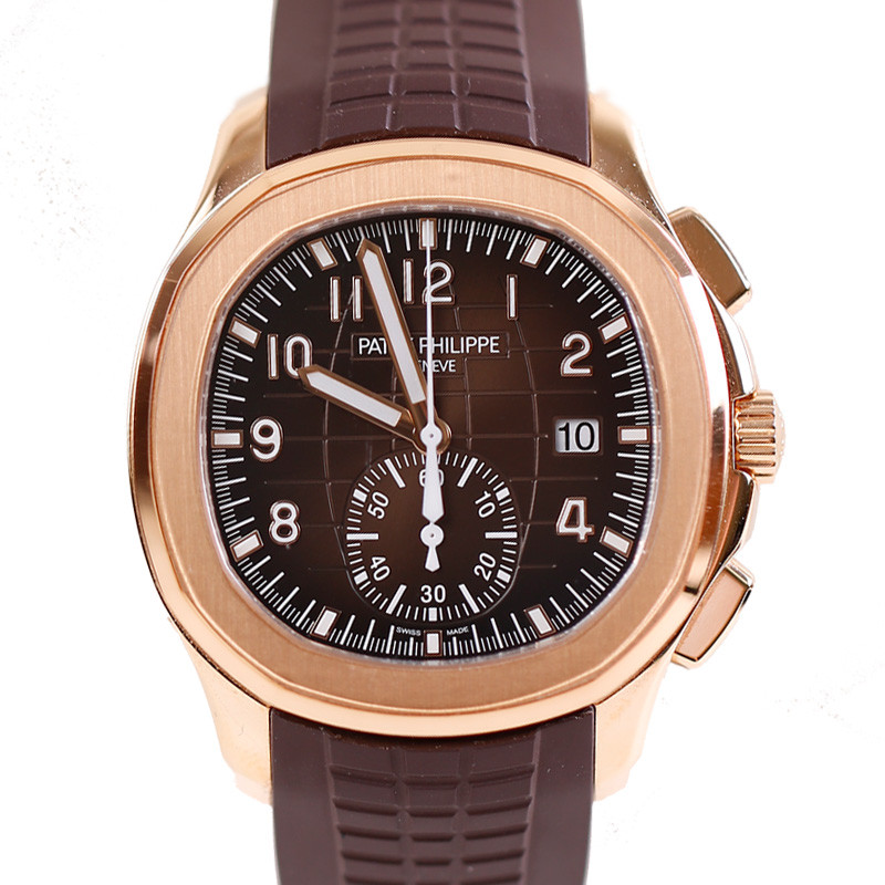 PP.Patekes Philippesee 5968R นาฬิกาผู้ชาย Rose Gold อัตโนมัติที่มีชื่อเสียงนาฬิกา Casual สวมใส่อย่าง