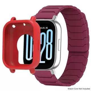 เคสซิลิโคน + สายรัดสําหรับ Redmi Watch3 5 Lite / 3 5 Active Repacement สร้อยข้อมือเข็มขัด Smart Watchband เปลือกป้องกันฝาครอบ