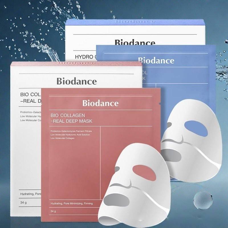 Biodance Bio-Collagen Real Deep Mask, Overnight Mask, Pore Eraser Mask Sheet, Hydrogel Mask กระชับรู