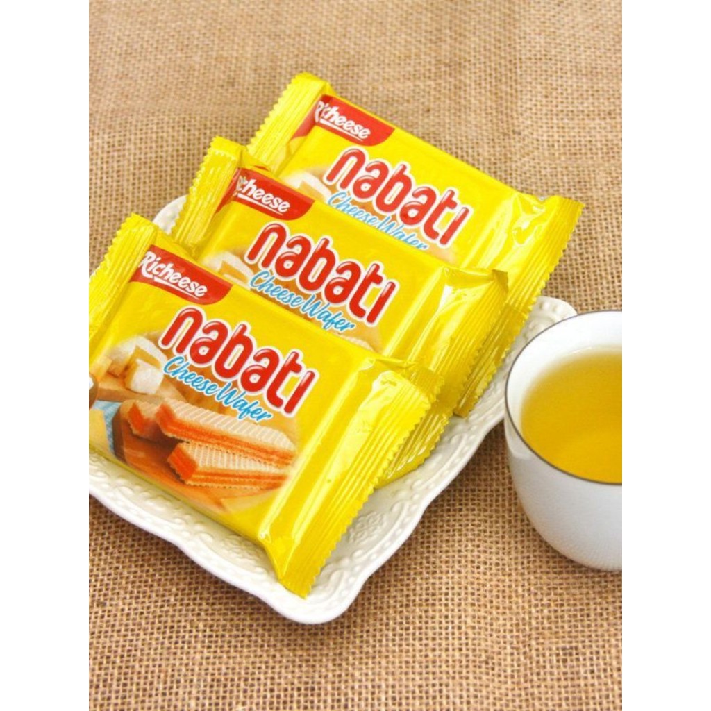 อินโดนีเซียนําเข้า nabati 25g เวเฟอร์บิสกิต nabati Rich ชีสเวเฟอร์บิสกิตแซนวิชของว่าง