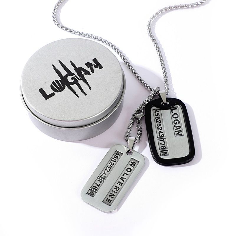 SpotReady Wolverine Merchandise X-Men Army Dog Tag N