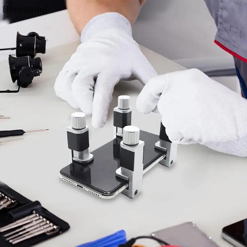 Blossomg 1PC Clamp Holder ปรับโทรศัพท์ซ่อมเครื่องมือจอแสดงผล LCD ยึดหน้าจอคลิป Tabllet อุปกรณ์เสริมโทรศัพท์มือถือหน้าจอกดใหม่