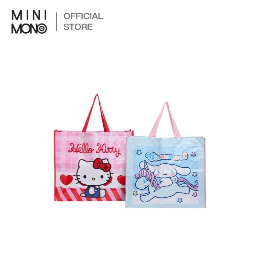 Mini Mono ถุงผ้าสปันบอนด์ ขนาด M ลาย Sanrio