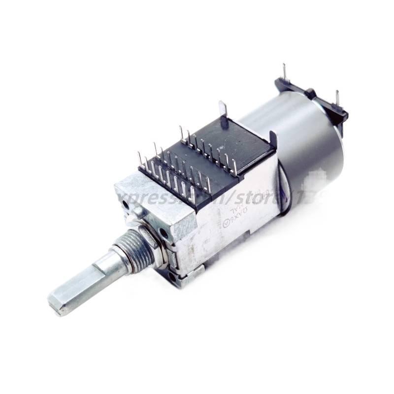 1PCS RK168 เครื่องขยายเสียง 3 แถว 24 ฟุต A20K 6 มอเตอร์ Potentiometer Shaft ความยาว 25 มม.