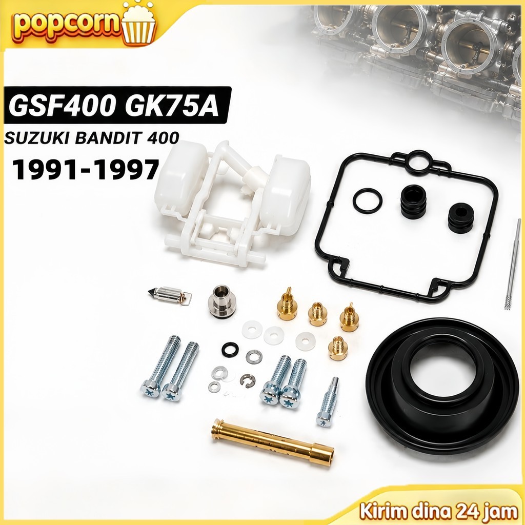Suzuki Bandit 400 GSF400 GK75A ชุดซ่อมคาร์บูเรเตอร์ 1991-1997