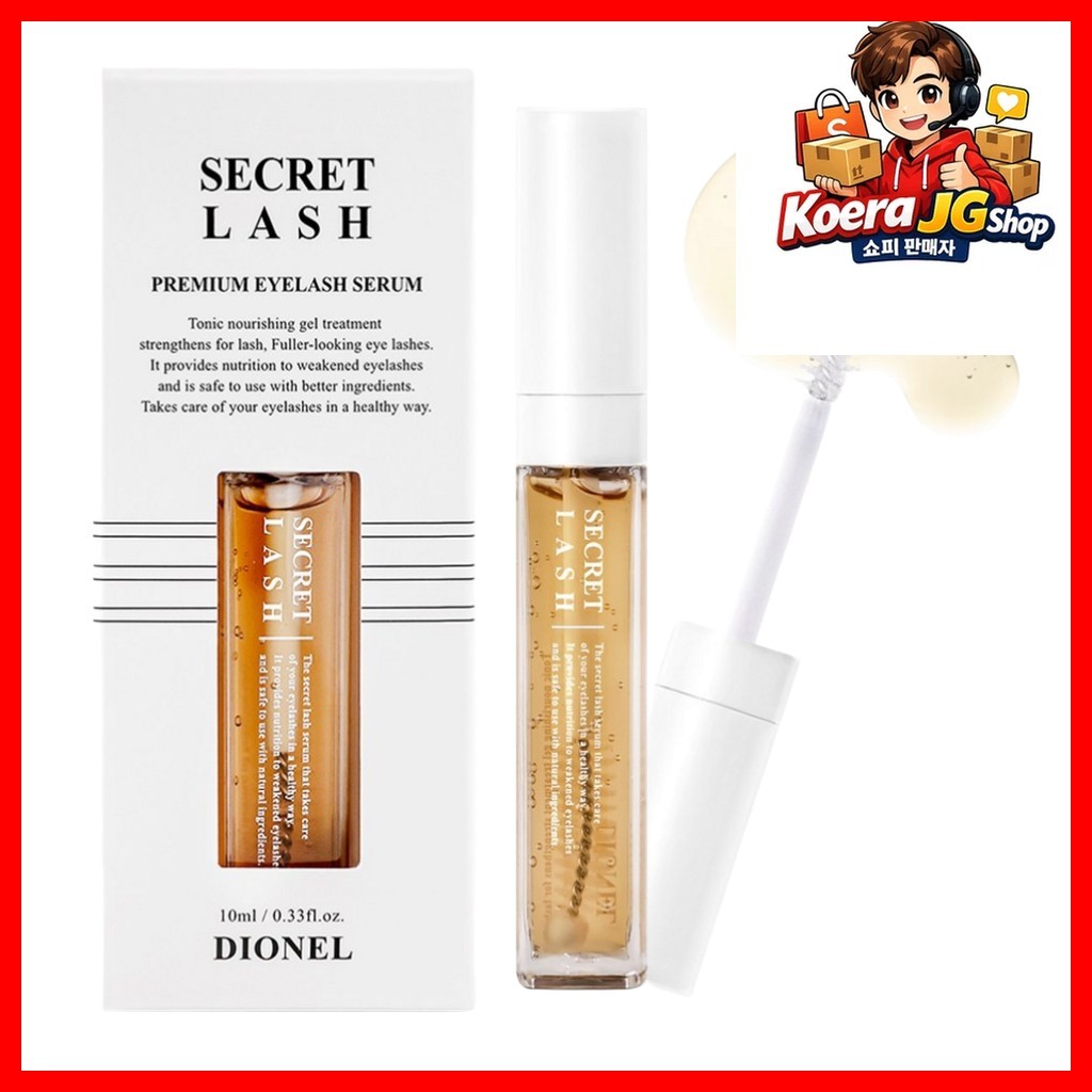 [dionel] Secret Premium Eyelash Serum, 10ml, 1pc / Korean Eyelash Serum / Longer Lashes / ของแท้ 100