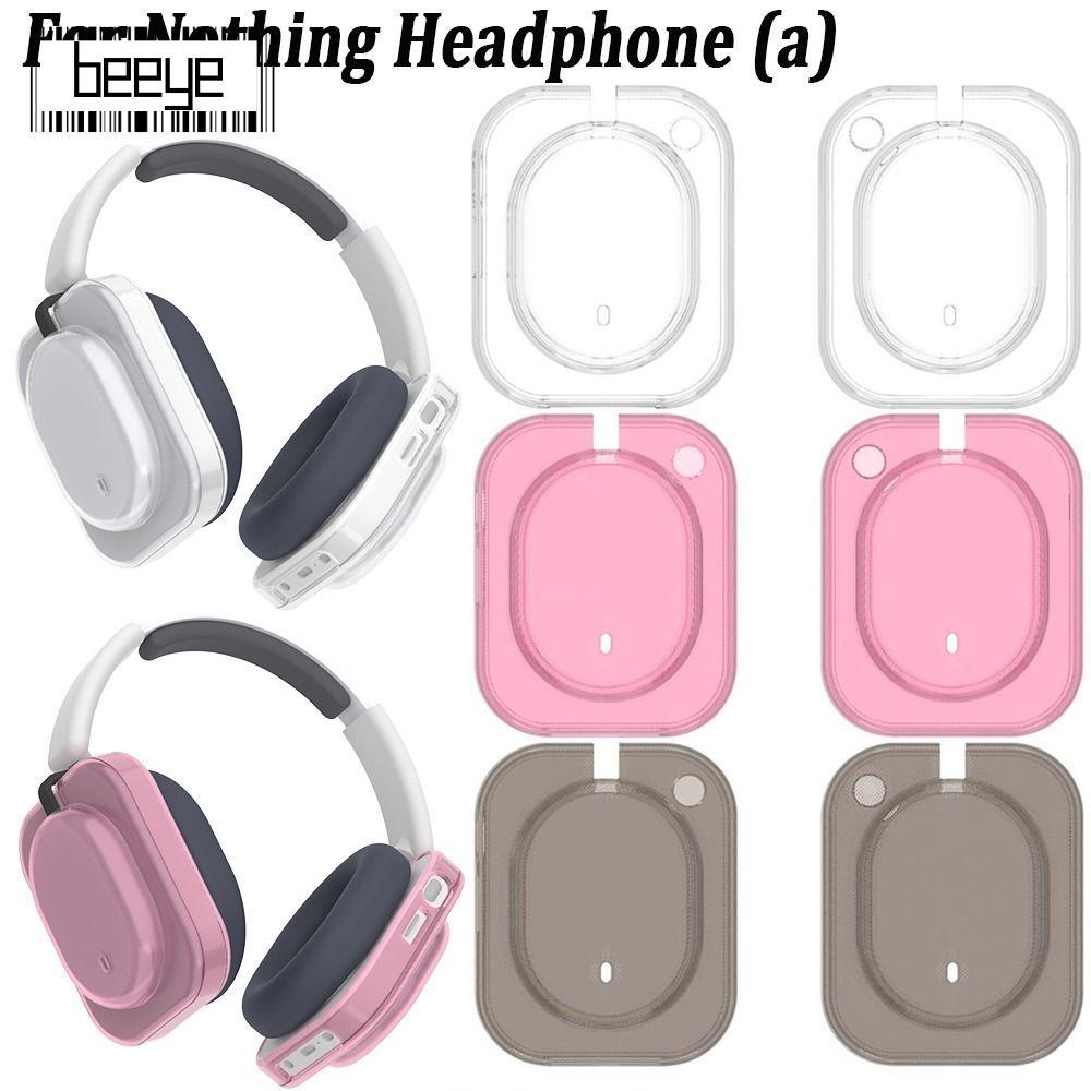 BEEYE 1 คู่ EarPads ฝาครอบ, TPU Anti Scratch หูฟังป้องกัน,นุ่มเปลี่ยนกันกระแทกชุดหูฟัง Earmuffs Shell สําหรับ Nothing หูฟัง (a) อุปกรณ์เสริมหูฟัง